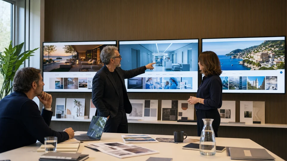 Professionisti presentano una selezione di siti web realizzati per clienti italiani